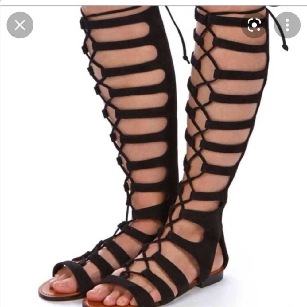 Vince Camuto Marcellin Gladiator Zip up Sandals 7.5